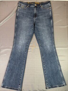 Wrangler x Lainey Wilson Women’s Flare Jeans 34x34 Y2K Cowboy Core Western